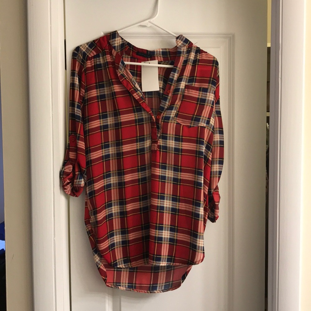 Red plaid